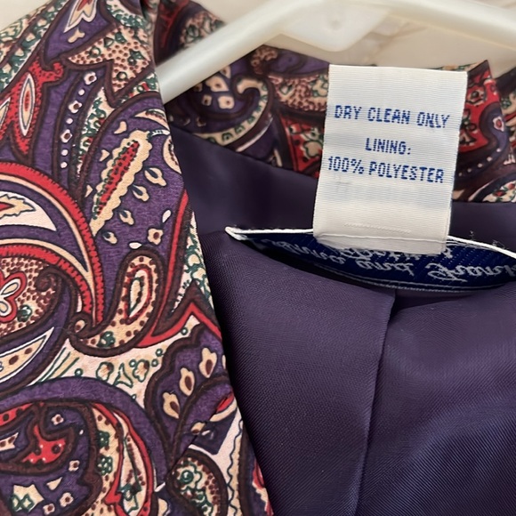 Silk blazer. 3 buttons. Lined M - Picture 7 of 8